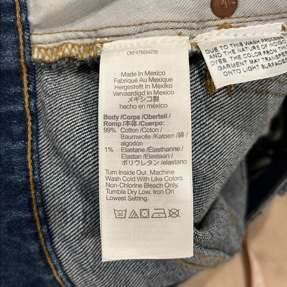 Madewell Perfect Vintage Flare Crop Jeans Medium Wash 25 - Picture 10 of 10